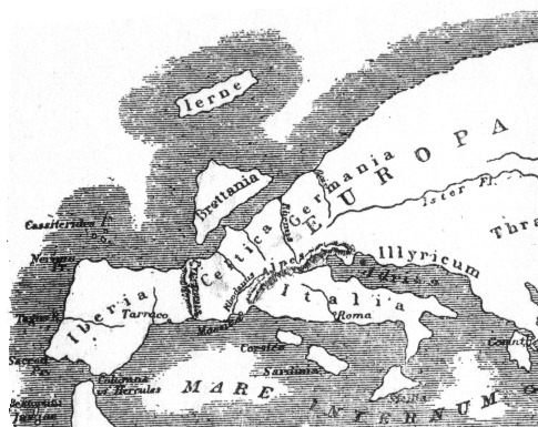 Strabos Europakarte