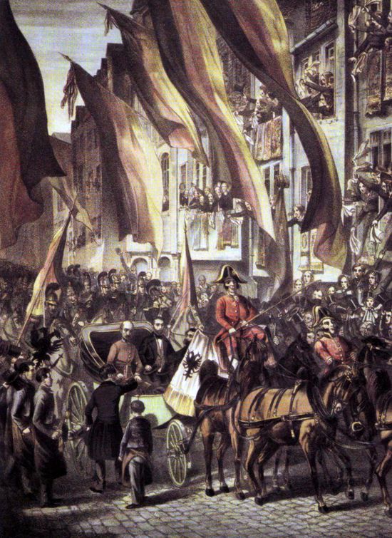 Einzug Johannes in Frankfurt 1848.jpg