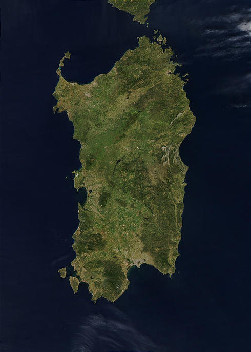 Sardinien (Quelle: ESA)